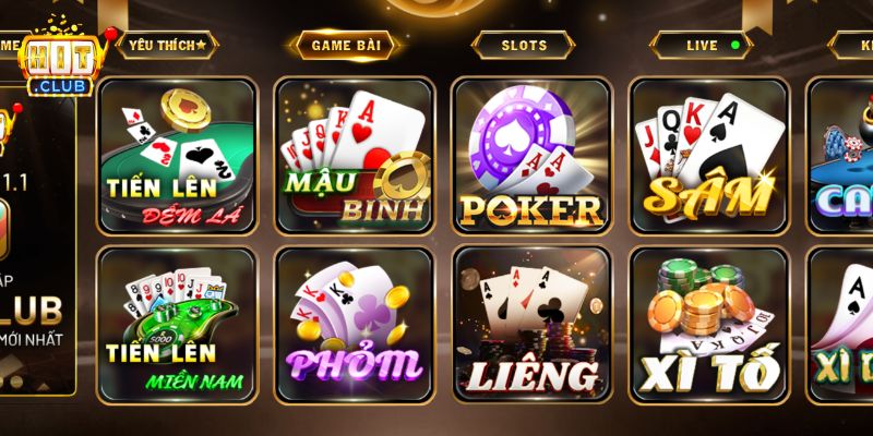 Homepage Game bài đổi thưởng HITCLUB hấp dẫn người chơi