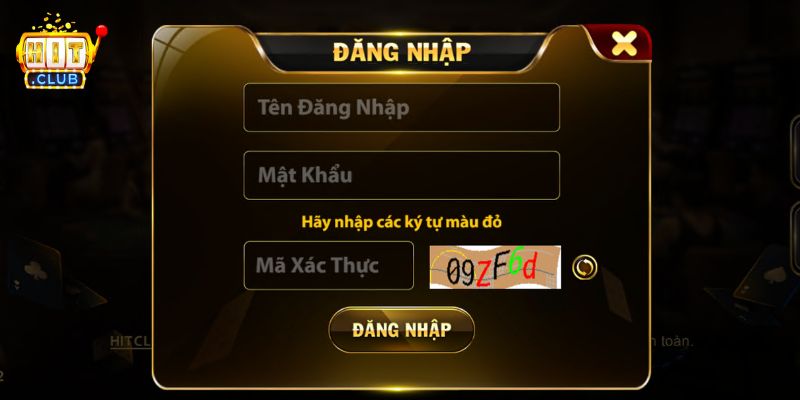 Quy trình đăng nhập HITCLUB dễ dàng